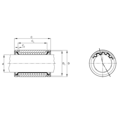 R060203030 ỐNG LÓT TUYẾN TÍNH KBM-30-DD-NR