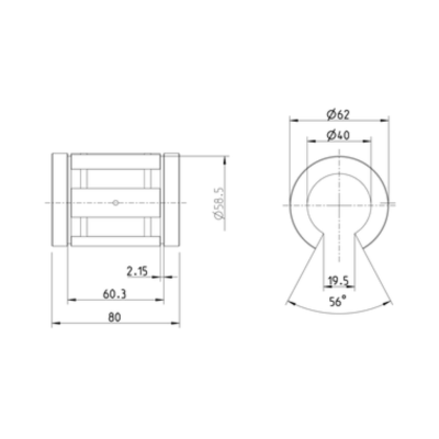 R067324045 ỐNG LÓT SIÊU TUYẾN KBB-O-40-VD